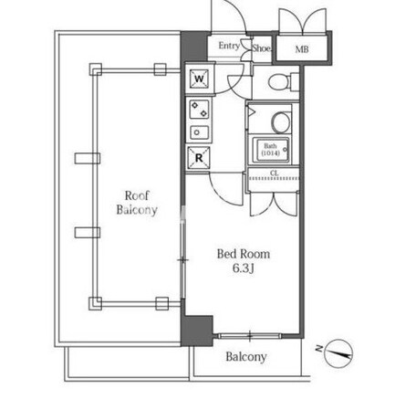 ラサンテ広尾(LaSante広尾)の物件間取画像